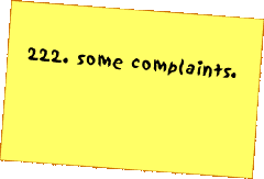 222. some complaints.